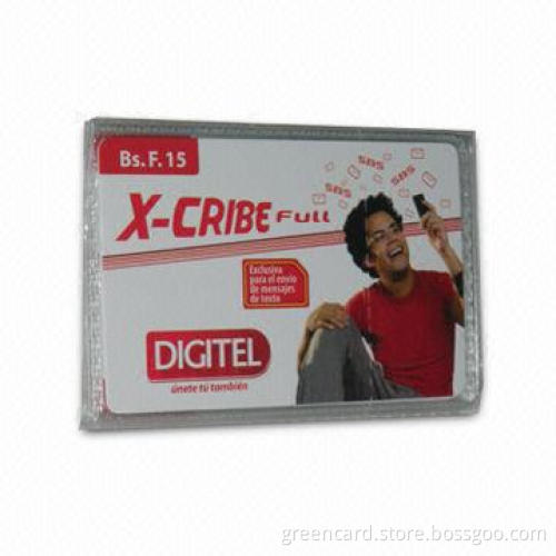 86 x 54mm Paper Card, Customized Sizes, Printing Layouts and Specifications Accepted